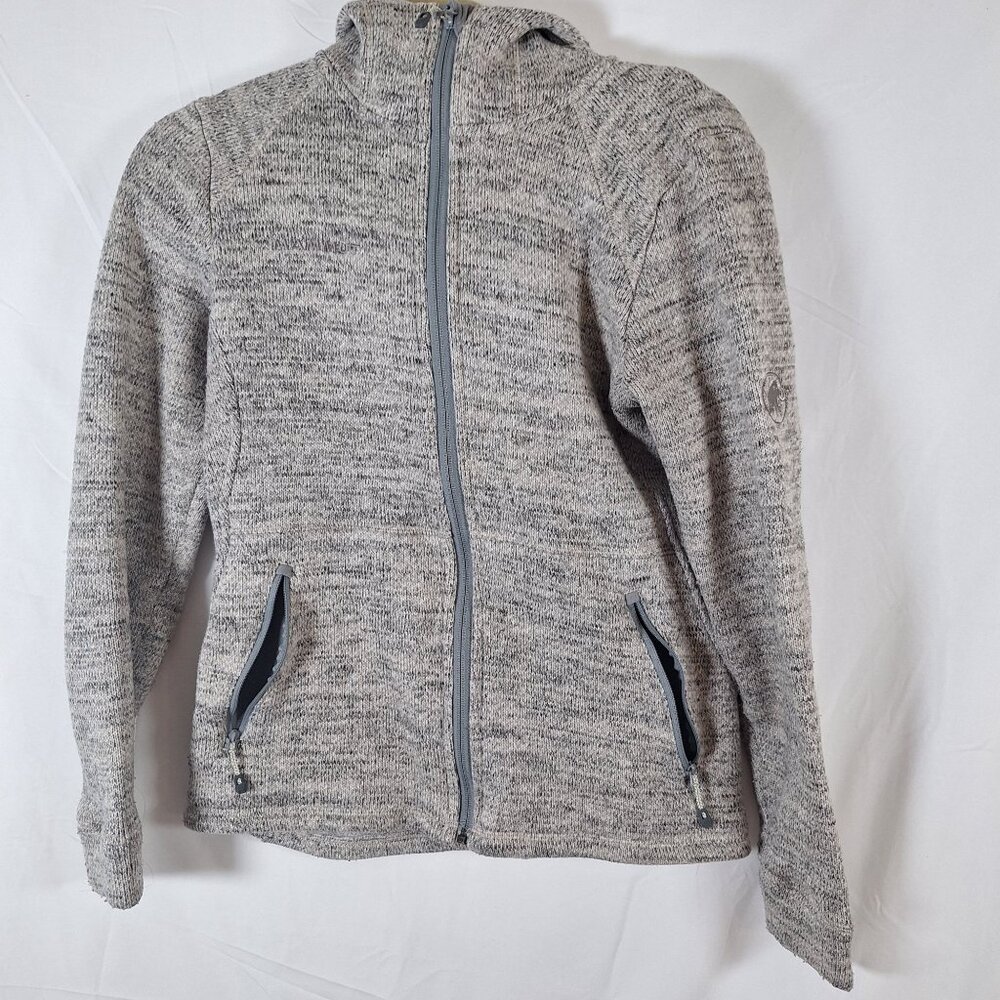 Mammut Full Zip Hooded Gray Jacket size small